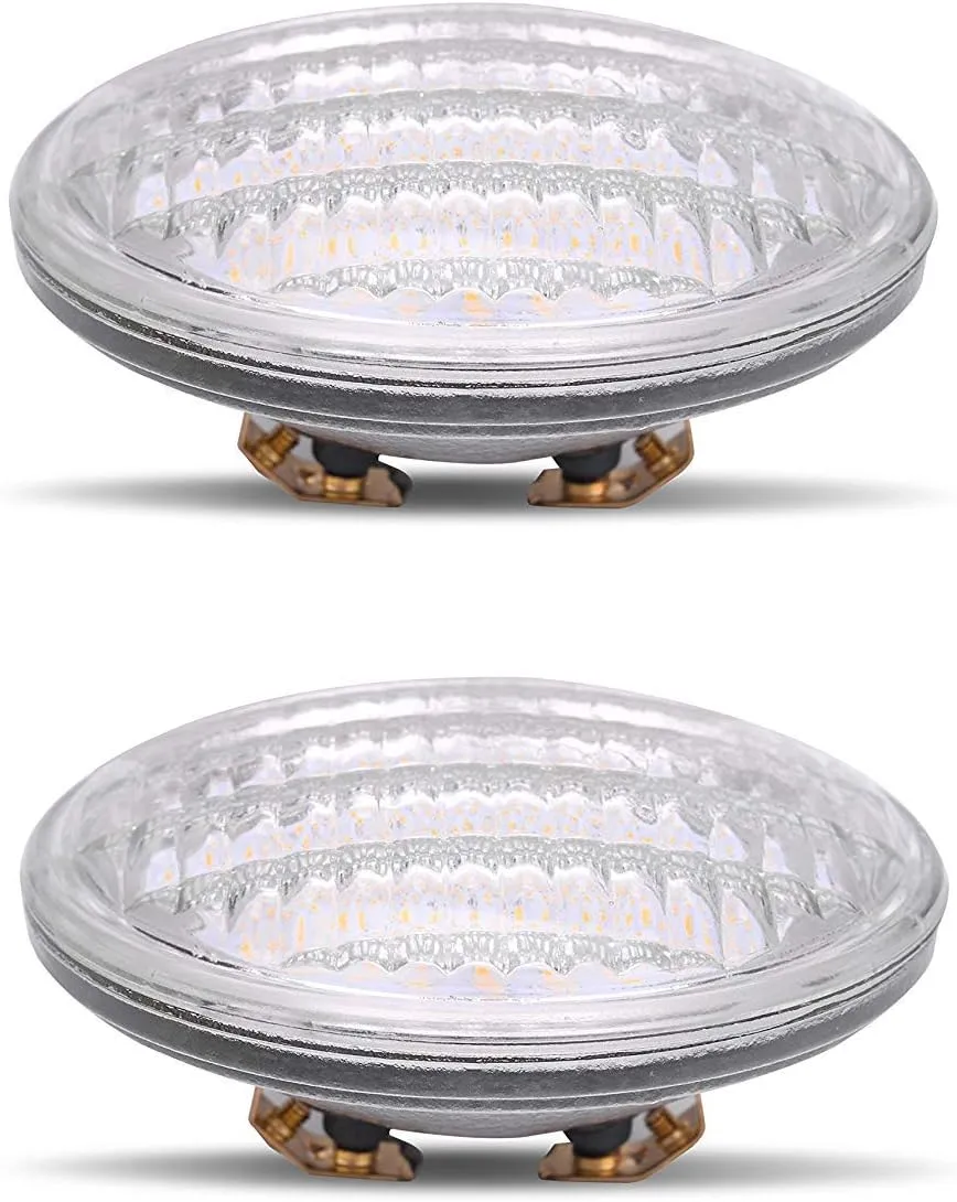 PAR36 LED 12 Watt Light Bulb Outdoor Garden Landscape Lighting Low Voltage 12V AC DC AR111 G53 Spot Lighting Accenture IP65 Flood Lamp 3000k Warm White 12 Volt Indoor Olympic Pool Lights Value 2 Pack
