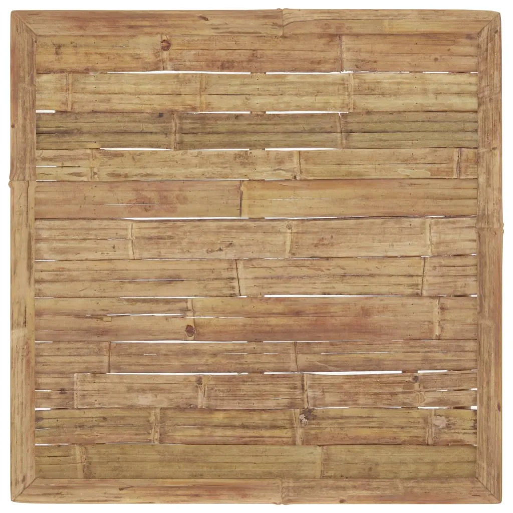 Patio Table 25.6"x25.6"x11.8" Bamboo