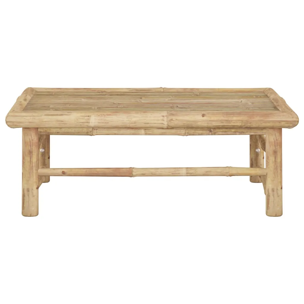 Patio Table 25.6"x25.6"x11.8" Bamboo