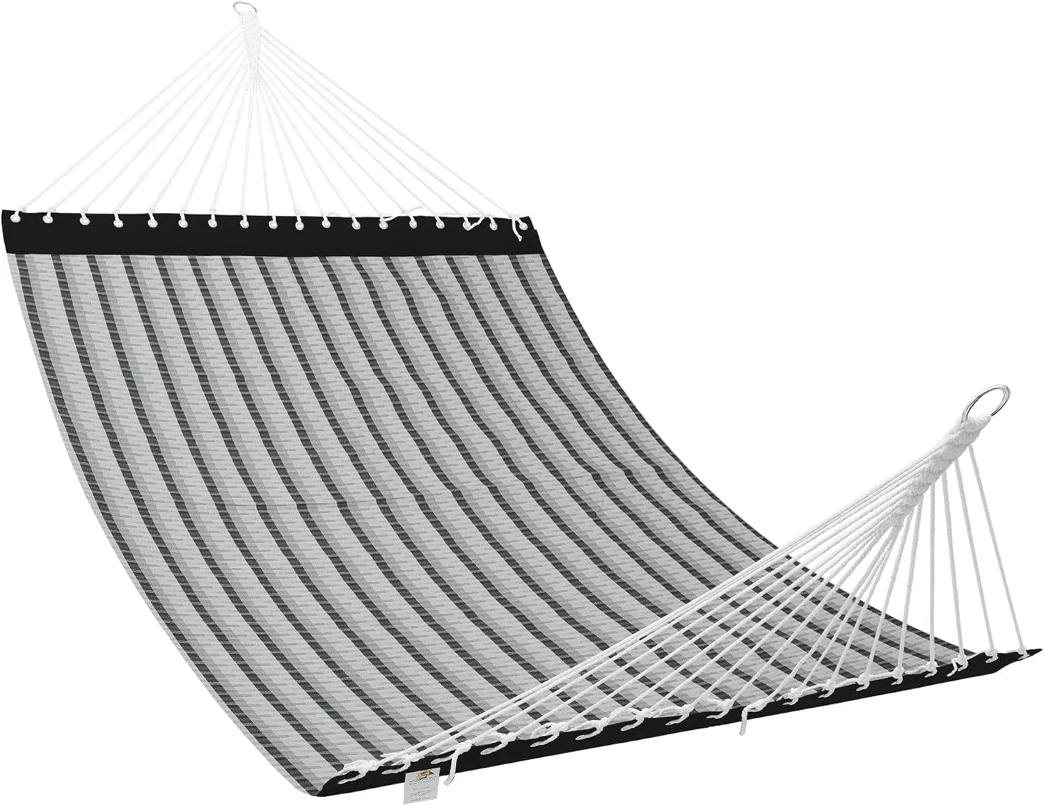 Patio Watcher 13 FT Quick Dry Textilene Hammock - Outdoor Double Hammock - Heavy Duty for Outside - 450 lbs Capacity - Grey Plaid