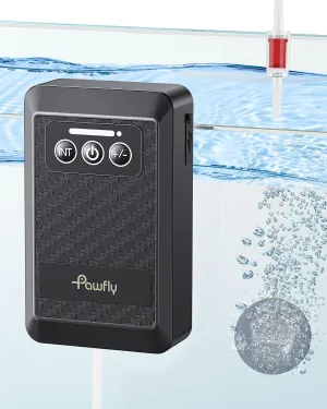 Pawfly Aquarium Lithium Battery Powered Air Pump USB Rechargeable Oxygen Pump for 5-100 Gallon Fish Tanks Portable Live Bait Aerator Pump for Outdoor Fishing and Fish Transportation