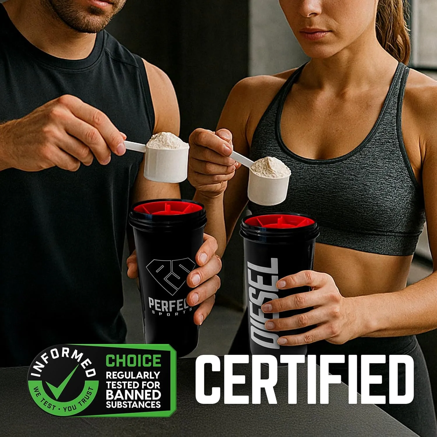PERFECT SPORTS Diesel 100% New Zealand Wey Protein Isolate | Stevia Sweetened, No Artificial Ingredients, Keto | 0g Carb, 0g Fat, 26g Protein | 5 Pounds (Chocolate Peanut Butter)