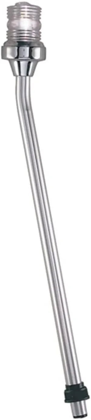 Perko 1209DP2CHR Removable Plug-In Mount White All-Round Navigation Light for 16° Base Rake - 21-7/8" Height