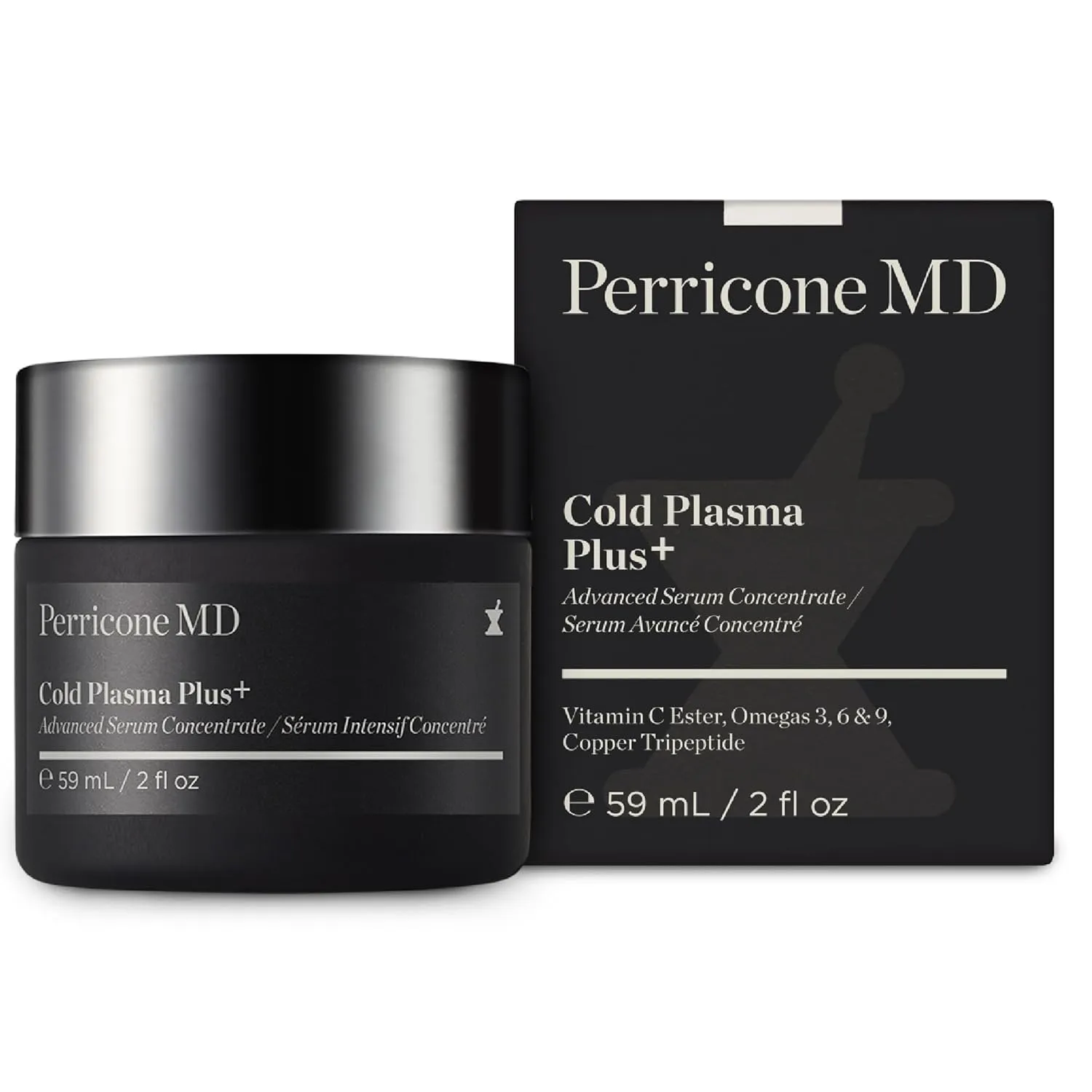 Perricone MD Cold Plasma Plus  Advanced Serum Concentrate | Lightweight Serum | Targets fine lines, wrinkles, enlarged pores, dullness, uneven texture & tone, discoloration, redness & loss of firmness