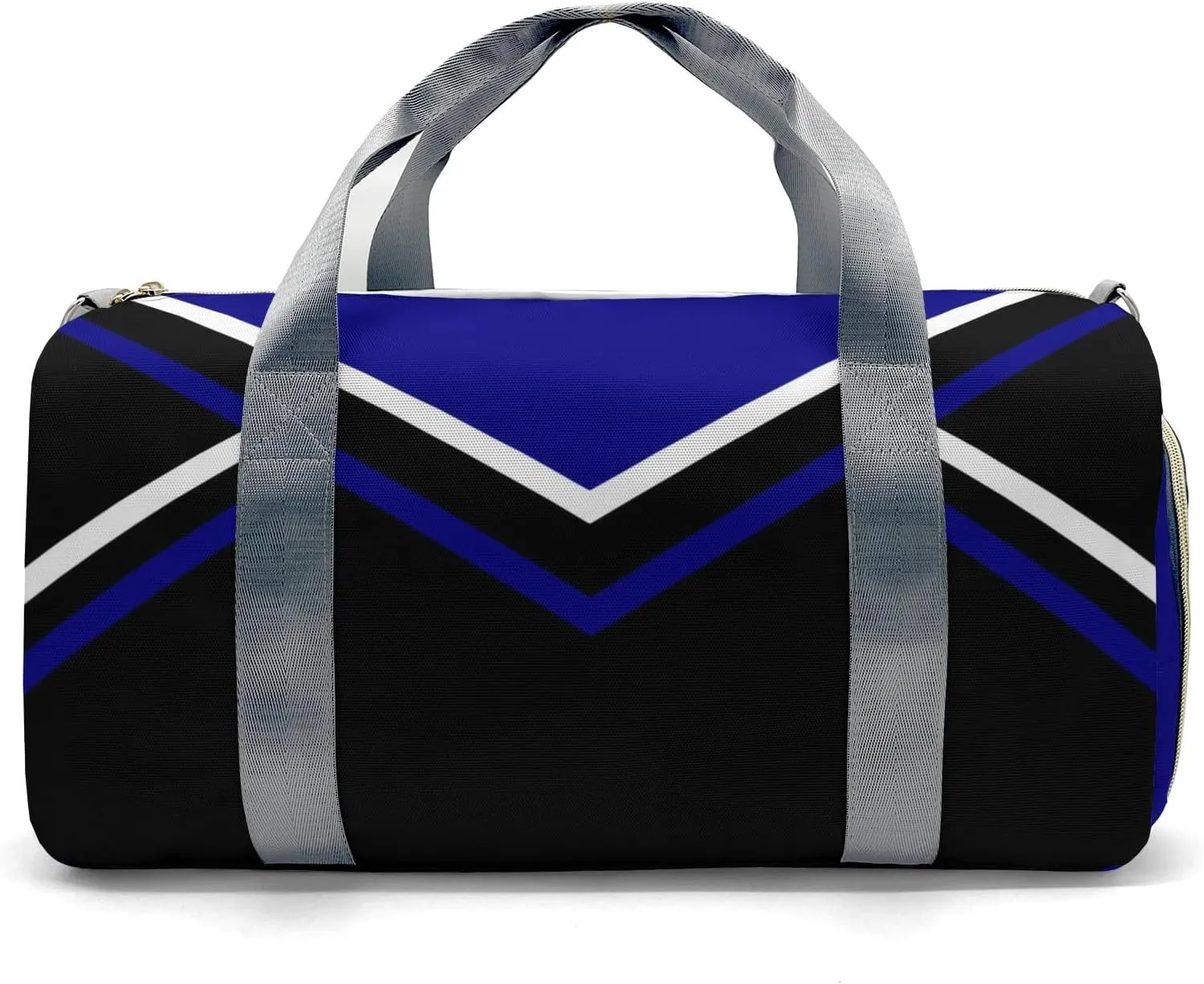 Personalized Multi-Function Travel Cheer Blue Black Cheerleader Duffel Handbag Large Capacity Women Men Gym Yoga Ballet with Name