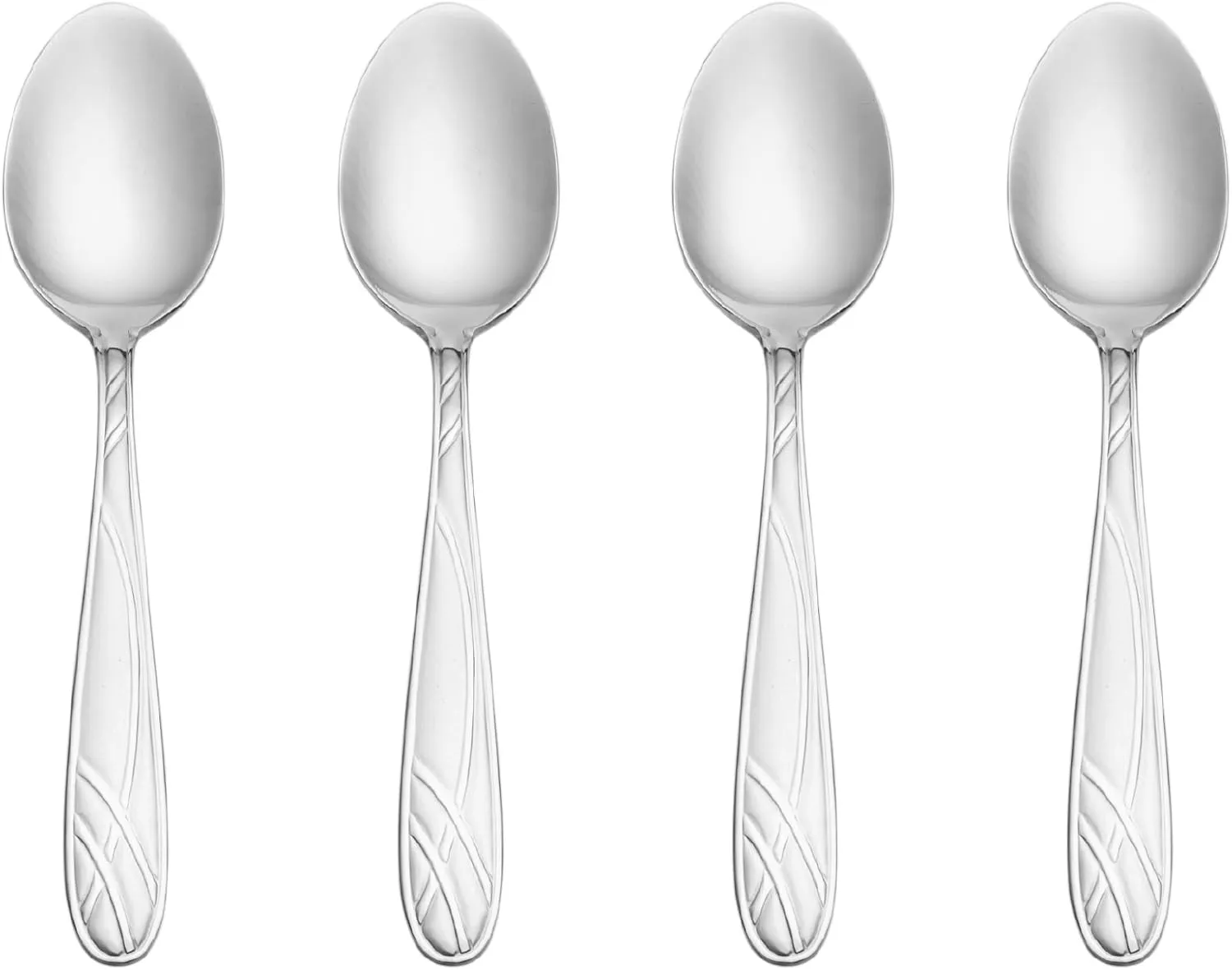 Pfaltzgraff Hoopla Frost 20-Piece Stainless Steel Flatware Set, Service for 4