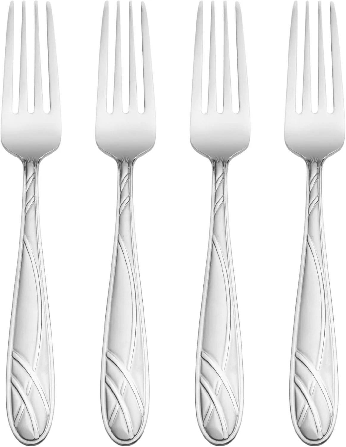Pfaltzgraff Hoopla Frost 20-Piece Stainless Steel Flatware Set, Service for 4