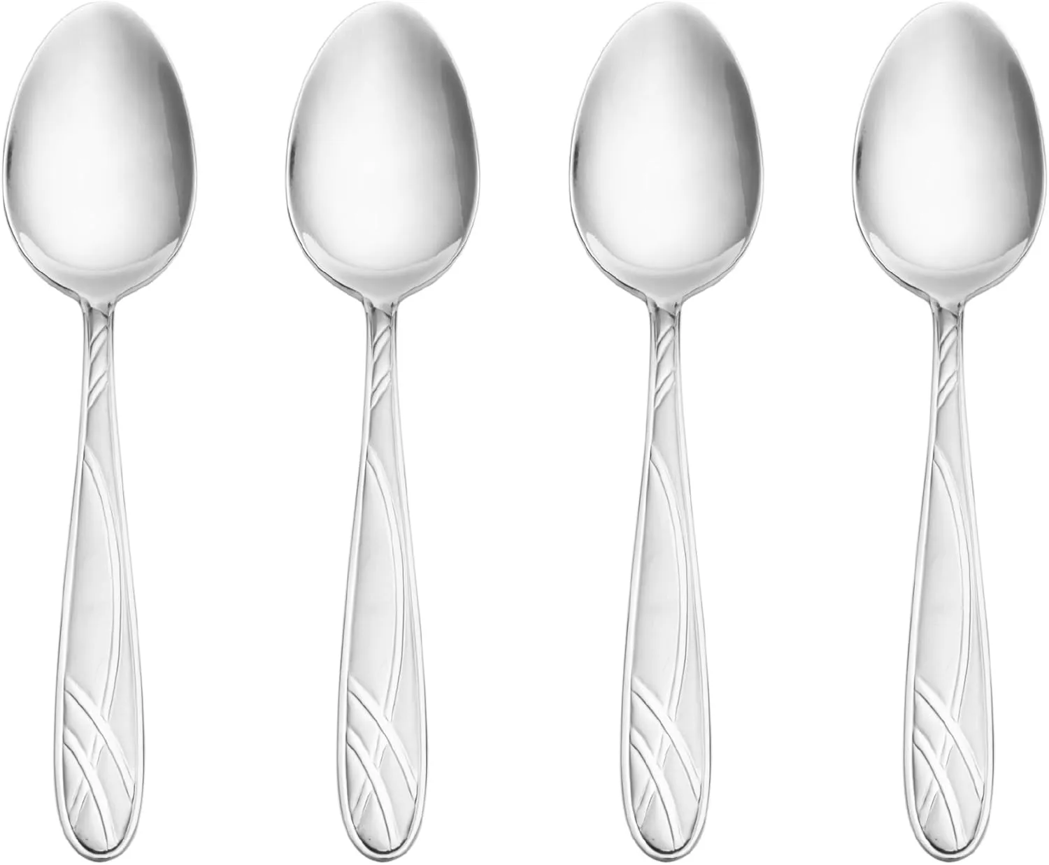 Pfaltzgraff Hoopla Frost 20-Piece Stainless Steel Flatware Set, Service for 4