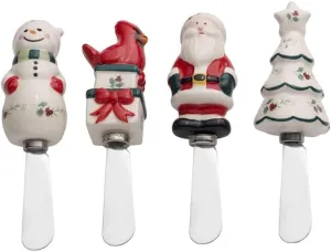 Pfaltzgraff Winterberry Set of 4 Spreaders