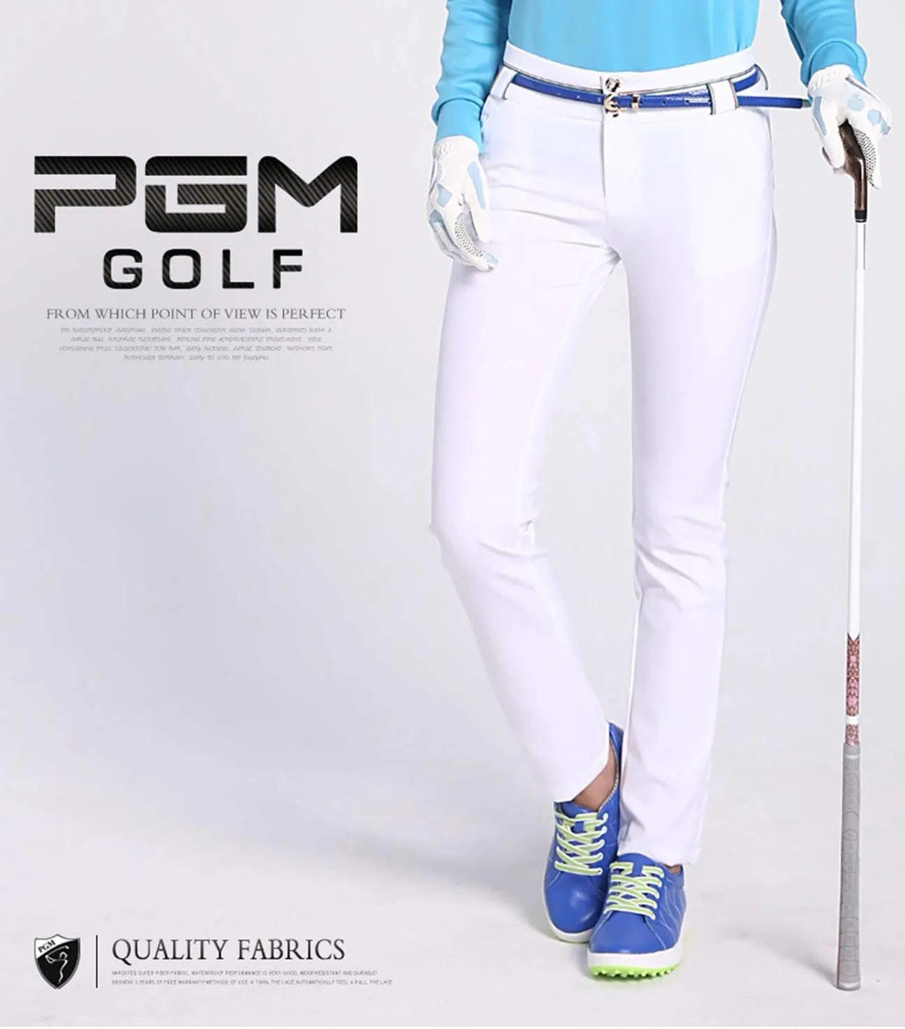 PGM Women's Golf Shoes, Lightweight Waterproof Spikeless Golf Shoes for Ladies