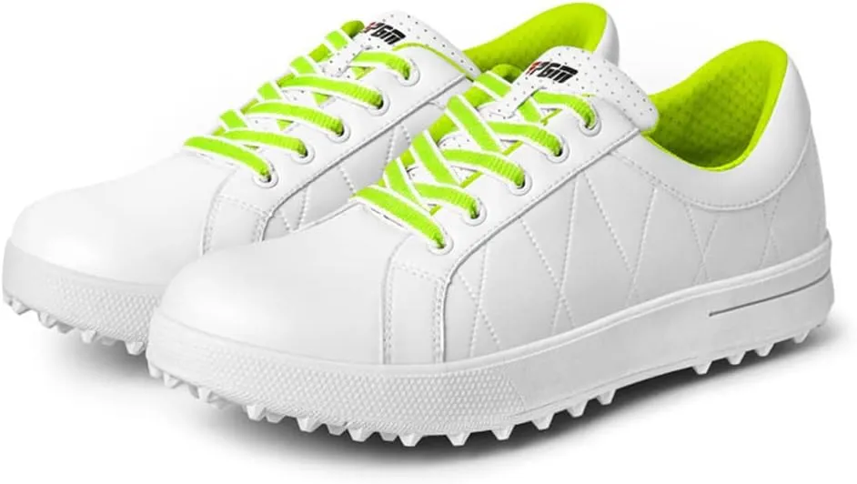 PGM Women's Golf Shoes, Lightweight Waterproof Spikeless Golf Shoes for Ladies