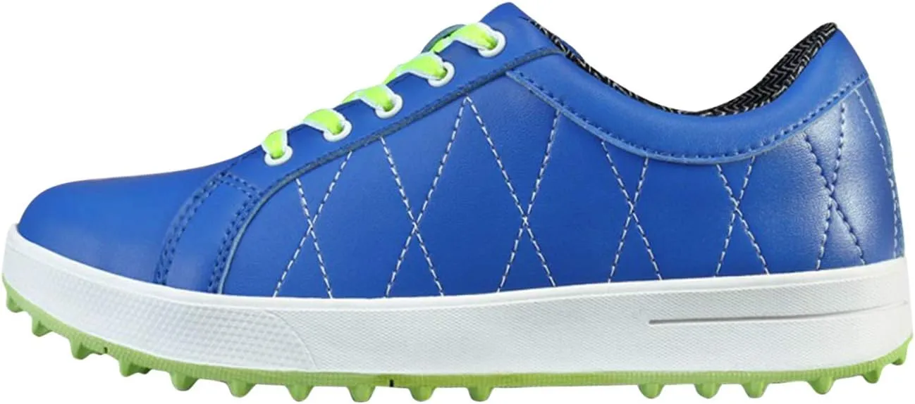 PGM Women's Golf Shoes, Lightweight Waterproof Spikeless Golf Shoes for Ladies