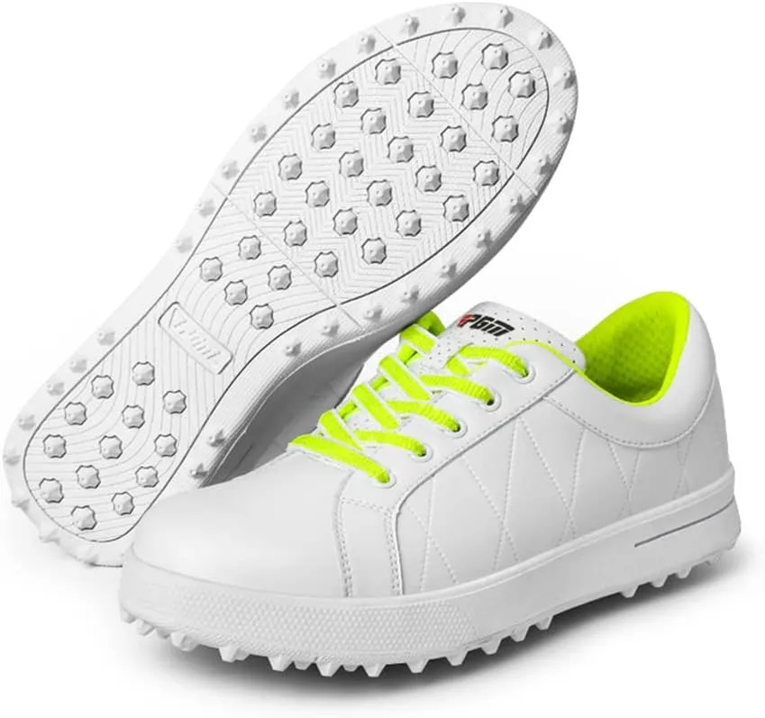 PGM Women's Golf Shoes, Lightweight Waterproof Spikeless Golf Shoes for Ladies