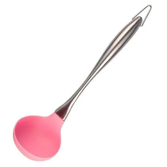 Pink Silicone Price-slash deal Power-efficient Cooking Set Utensils