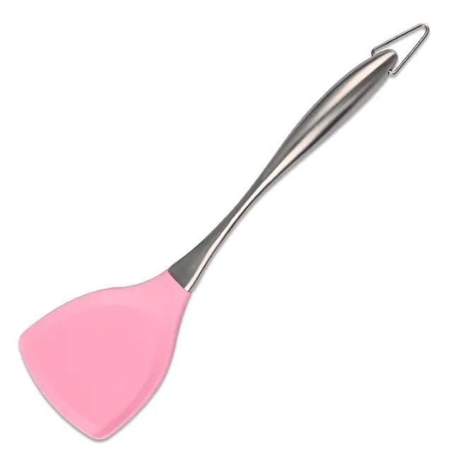 Pink Silicone Price-slash deal Power-efficient Cooking Set Utensils