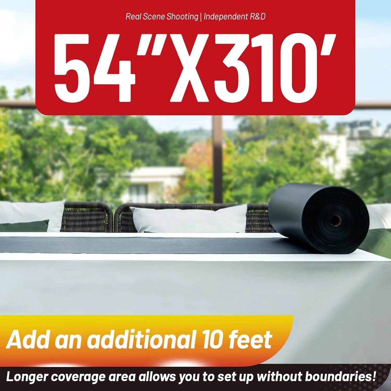 Plastic Tablecloth Roll, 310 Ft x 54 In Plastic Table Cloth Disposable Black Tablecloth Roll Premium PEVA Waterproof Black Table Cover Rolls with Cutter for Banquets, Festivals, Parties, Birthdays