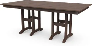 POLYWOOD® Lakeside Dining Table, Mahogany