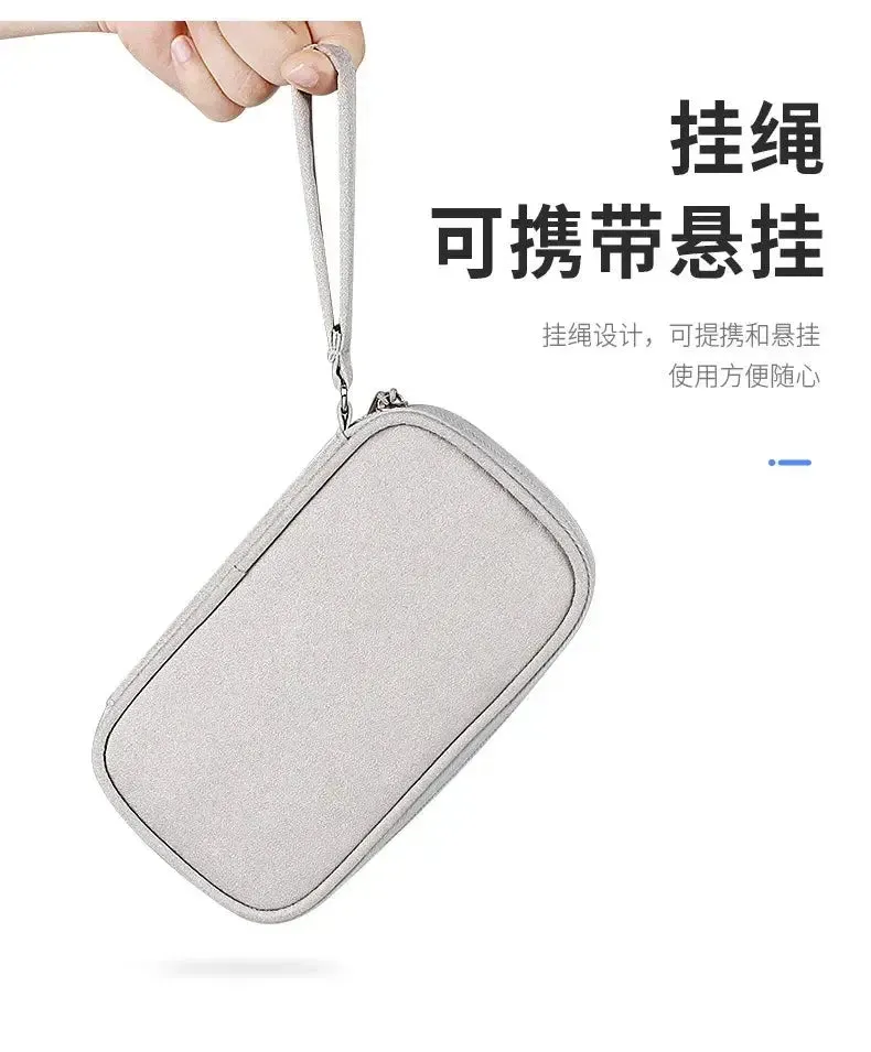 Portable Cable Organizer Waterproof Storage Bag for Power Bank Digital Cable Case Earphone Oxford Cloth Earphone Holder Case