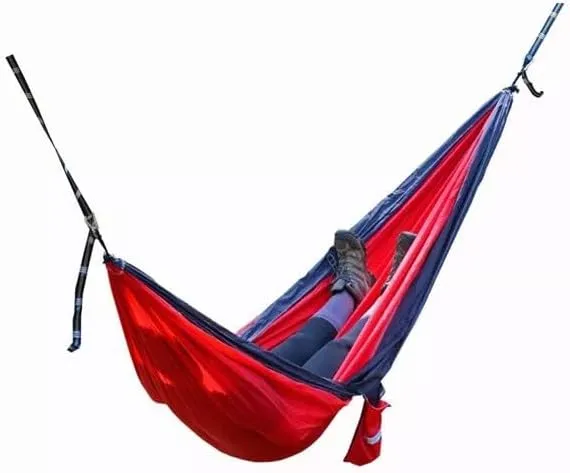 Portable Camping Hammock, Two Colors, Nylon