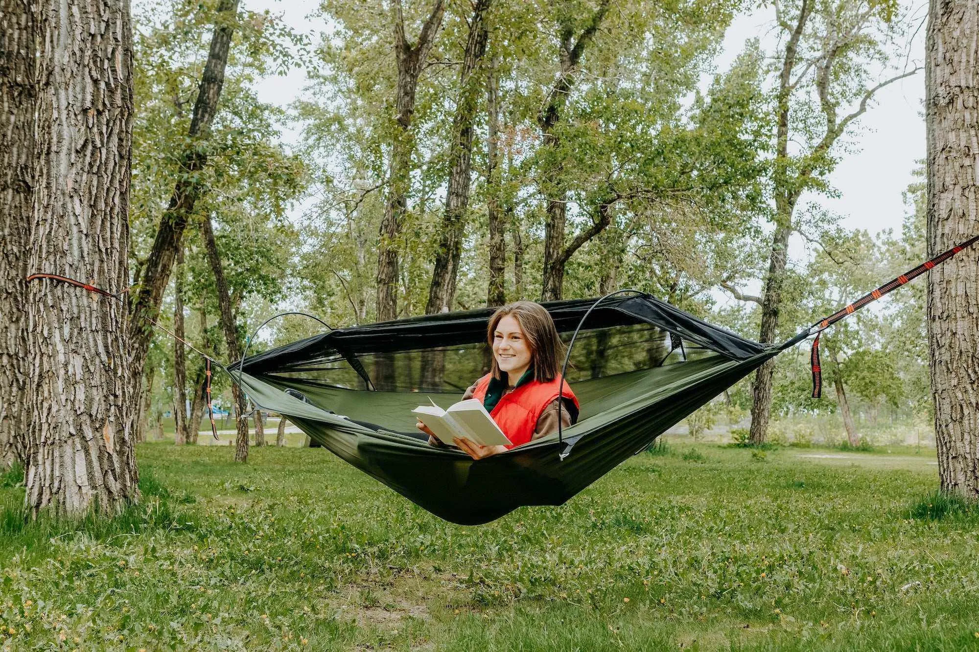 Portable Camping Hammock with Mosquito Net by YATTA