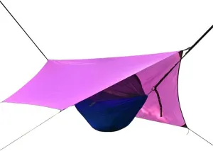 Portable Hammock Portable Outdoor Camping Hammock Waterproof Set Hammock Multi-Function Increases Sky Crown Tent for Backpacking Beach Swing