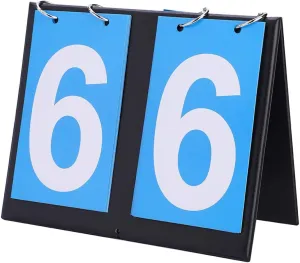 Portable Lightweight Sports Scoreboard Scoring Device, Two-Digit Scoreboard, Three-Digit Multi-Function Basketball Scoreboard, Used for Table Tennis Basketball(Two)