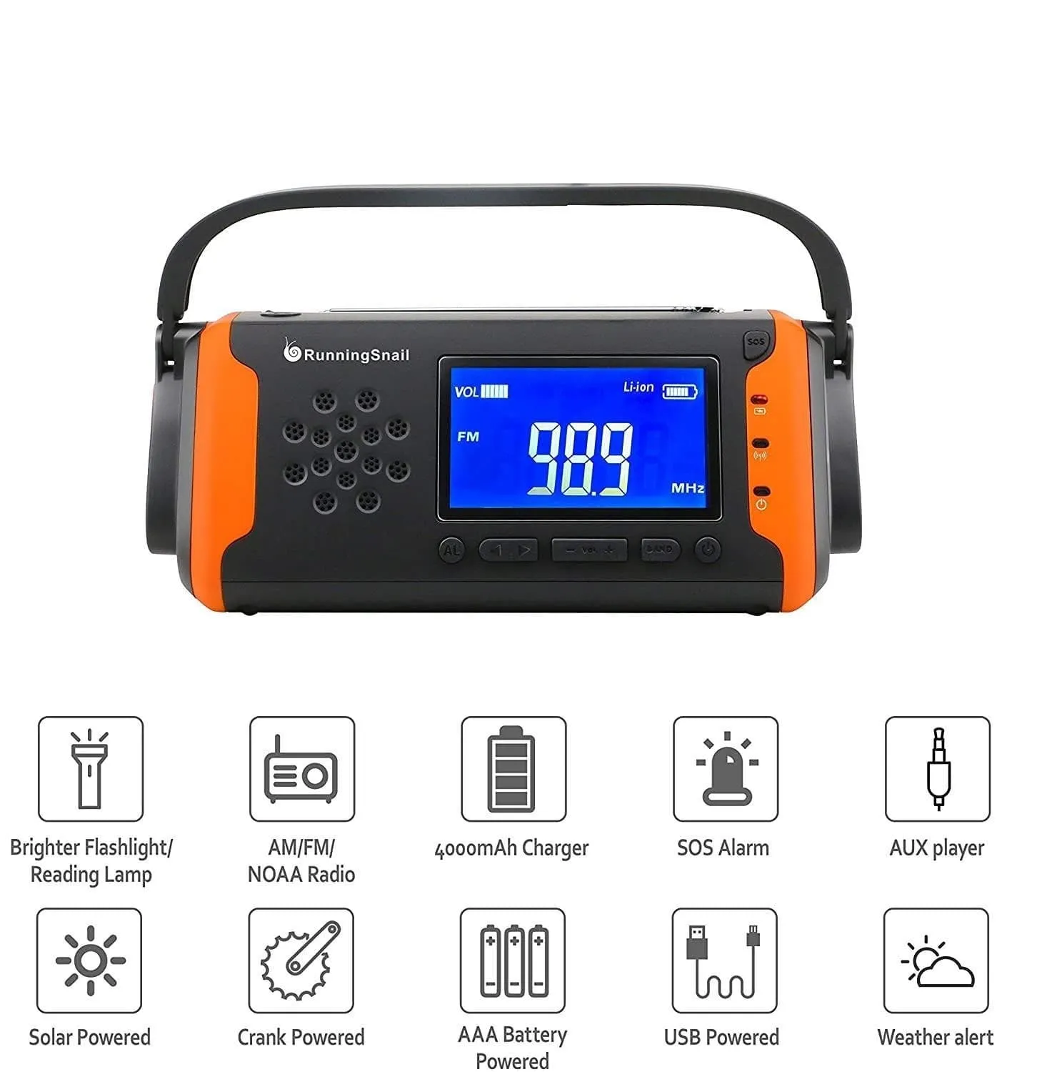 Portable Solar Emergency Radio |  Survival
