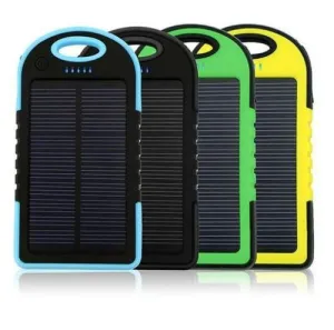 Portable Waterproof Solar Charger Double USB Power Bank