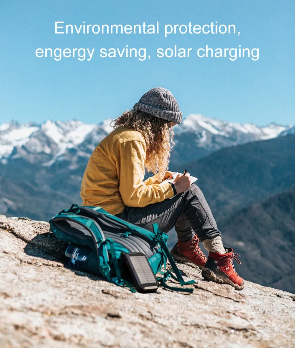 Power 20000mAh Bank Most-ordered bank power LED Order now ES981S-Business light camping Solar CRONY with