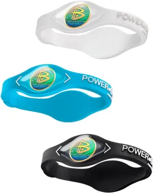 Power Balance Original Genuine Performance Wristband Silicone Rubber Wristband, Bracelet Sport Bracelet Wristband for Men and Women, Power Paris Look Bangle Safe Waterproof Lightweight Durable