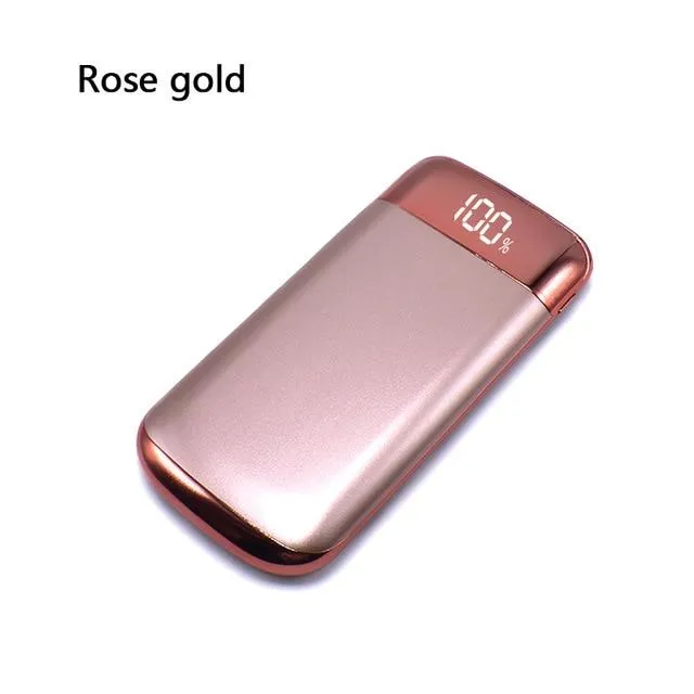 Power Bank External Battery 30000mAh Power Bank 2USB LCD  Portable Mobile Phone Charger for Xiaomi Mi 18650