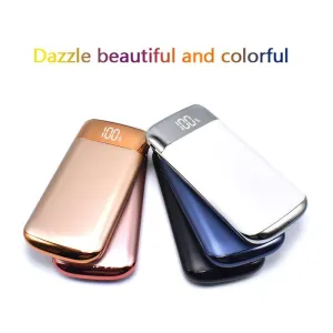 Power Bank External Battery 30000mAh Power Bank 2USB LCD  Portable Mobile Phone Charger for Xiaomi Mi 18650