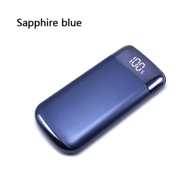 Power Bank External Battery 30000mAh Power Bank 2USB LCD  Portable Mobile Phone Charger for Xiaomi Mi 18650
