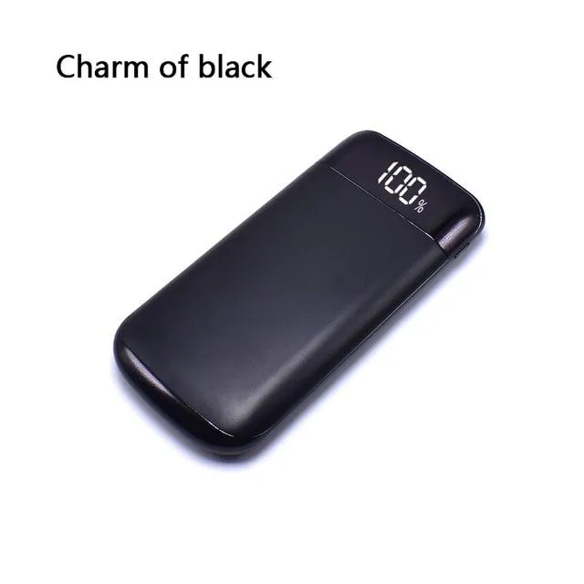 Power Bank External Battery 30000mAh Power Bank 2USB LCD  Portable Mobile Phone Charger for Xiaomi Mi 18650