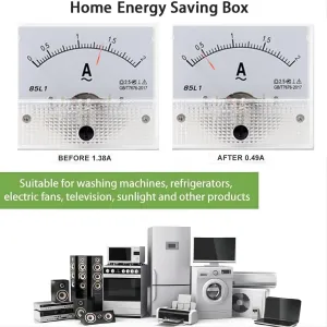 Power Electric Saver Pro x, Stopwatt Energy Saving Device Electricity Saving Box Power Saving Device US Plug 90V-250V 30KW (8 Pack)