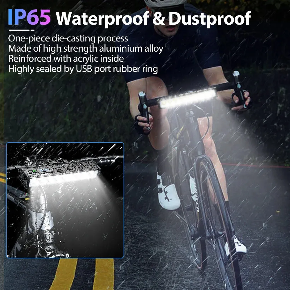 Powerful 10000 Lumens Waterproof Bike Light