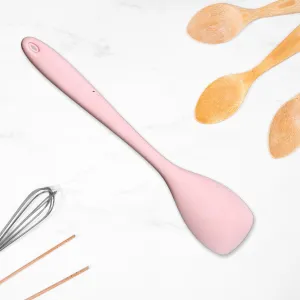 Premium Silicone Spoon Spatula Heat Resistant Rubber Cooking Utensils Set, Seamless Design Baking kitchen Spatulas for Nonstick Cookware (28cm)