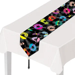 Printed Rock & Roll Paper Party Table Runner