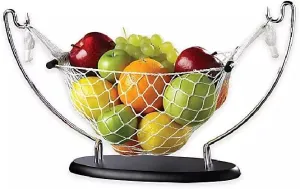 Prodyne Bravada Fruit & Veggie Hammock, One Size, Black
