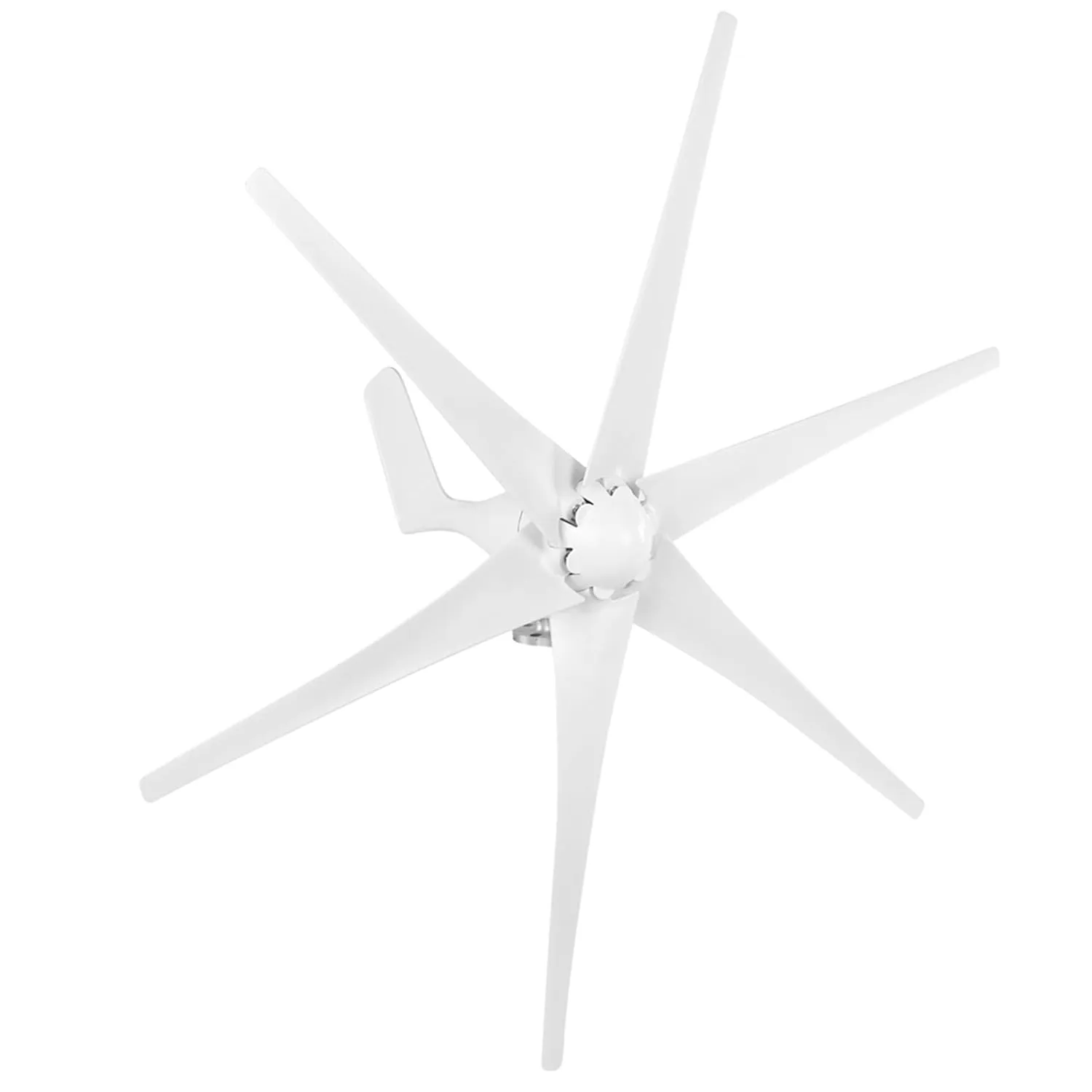 Professional Wind Turbines, 6 Blade Professional Wind Turbines Small Windmill Generator 1600W Industrial, Solar And Wind Power Parts And Accessories (24V)