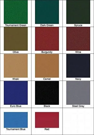 Proform 8' High Speed Professional Pool Table Cloth Felt - Wine