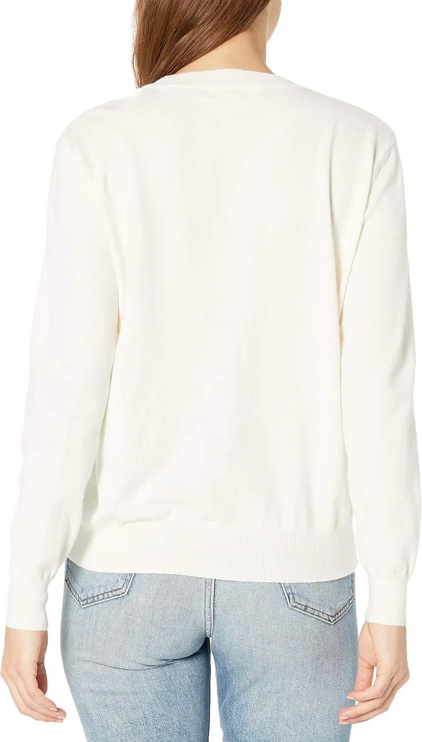 QUALFORT Women's Sweaters Soft Lightweight Knitted Pullover Sweater