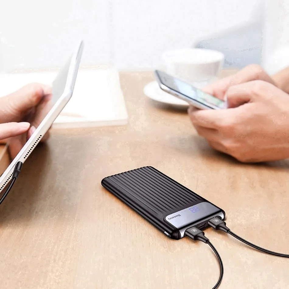 Quick Charge 3.0 10000mAh Power Bank LED Display
