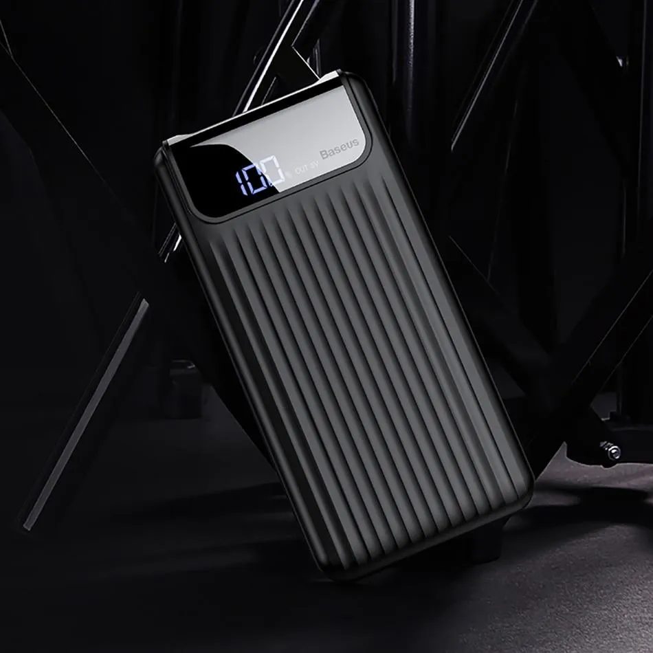 Quick Charge 3.0 10000mAh Power Bank LED Display