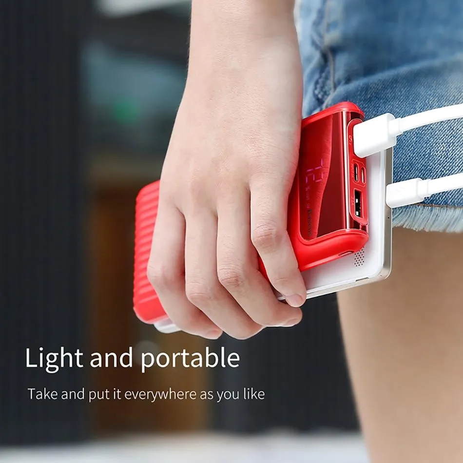 Quick Charge 3.0 10000mAh Power Bank LED Display