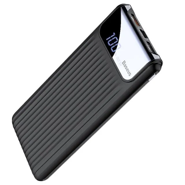 Quick Charge 3.0 10000mAh Power Bank LED Display