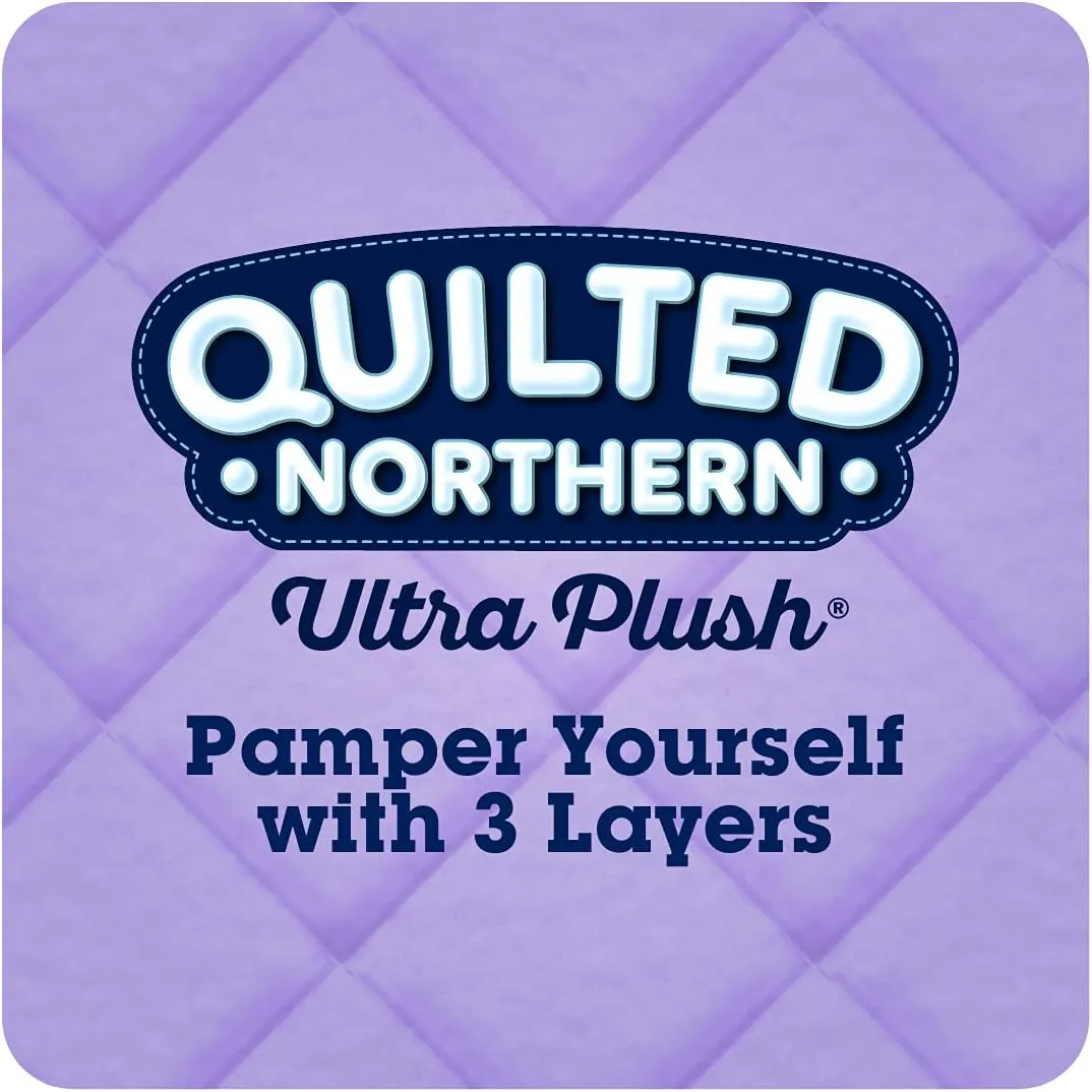 Quilted Northern Ultra Plush® Toilet Paper, 18 Mega Rolls = 72 Regular Rolls, 3-Ply Bath Tissue