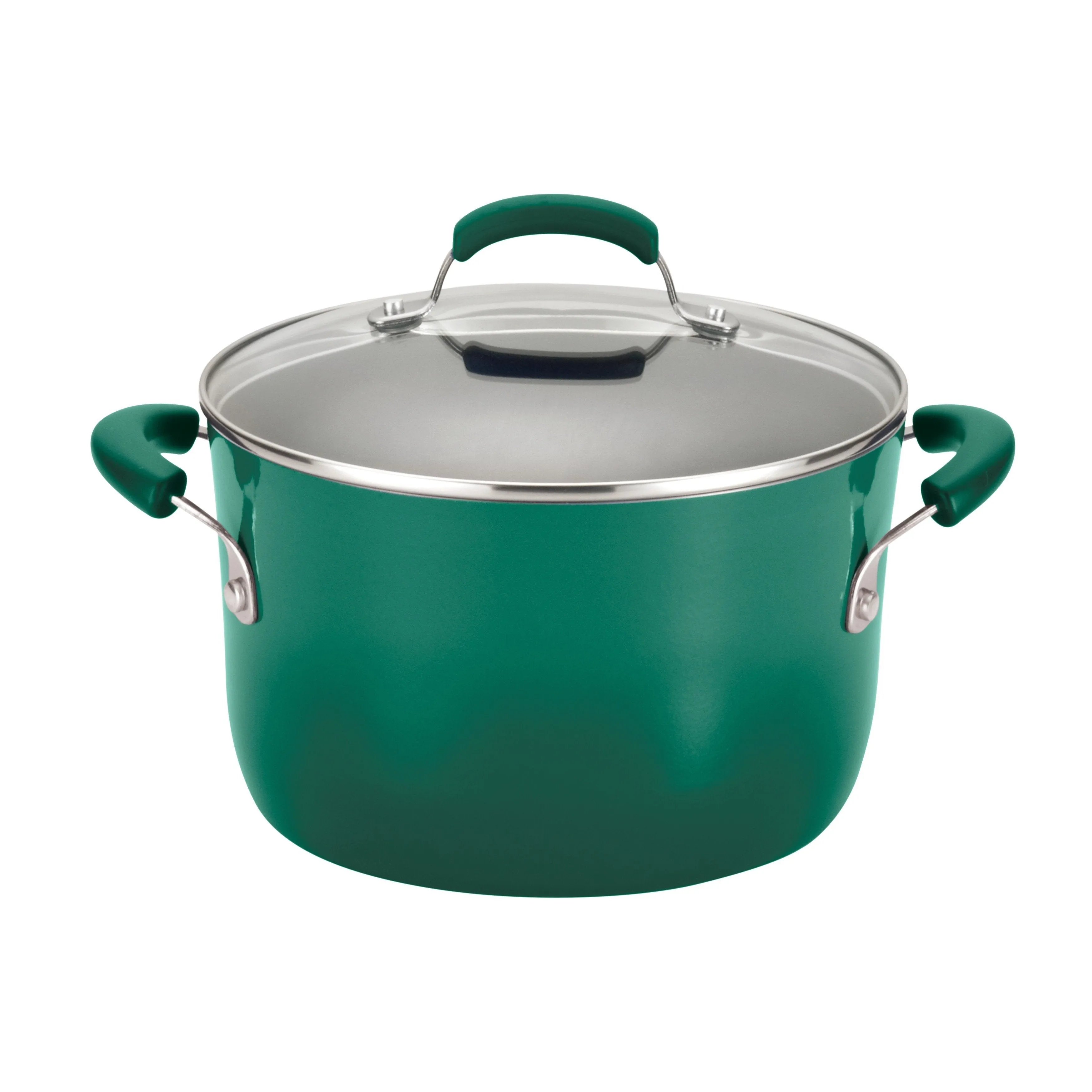 Rachael Ray 14-Piece Hard Porcelain Enamel Nonstick Cookware Set