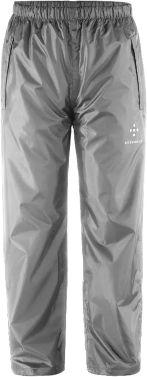 Rain Pants Men, Mens Rain Pants Waterproof Pants with Pockets Lightweight Packable Outdoor Over Pants for Hiking Grey M
