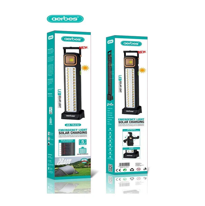 Rechargeable Solar Powered LED Light